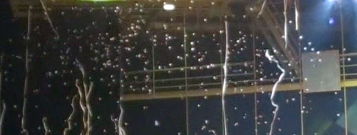 confetti with bubbles or spinners